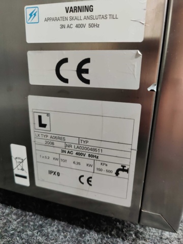 968472-7 Varmluftsugn Alphatech A05RES