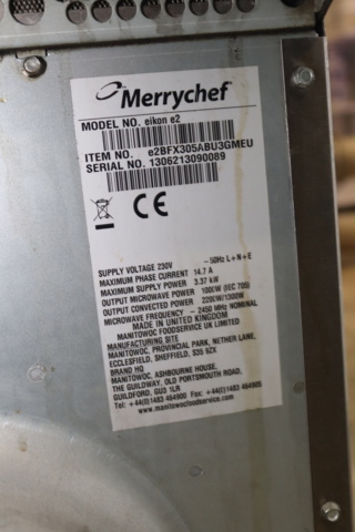 970317-4 Pizza oven Merrychef Eikon E2