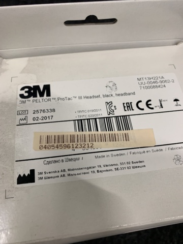 970324-3 Hearing protection 3M Peltor ProTac III