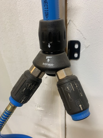 940812-2 Luftledningssystem för tryckluft Transair 25mm med rör, böjar och kopplingar