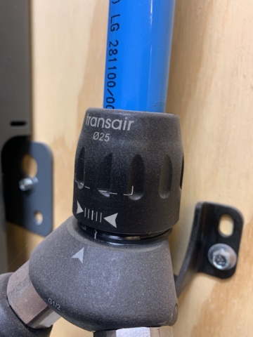 940812-6 Luftledningssystem för tryckluft Transair 25mm med rör, böjar och kopplingar