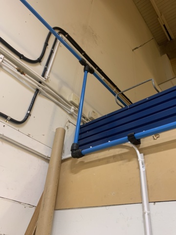 940812-7 Luftledningssystem för tryckluft Transair 25mm med rör, böjar och kopplingar