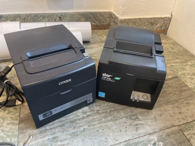 958331-7 Cash drawer, receipt printer and hand scanner