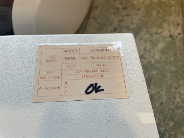 958332-6 Samsung OCTA heating plate for mobile repairs and ultrasonic cleaning