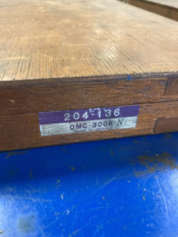 970490-4 External micrometer set Mitutoyo 204-136