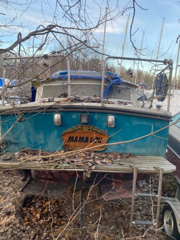 970573-7 Motorboat Fortuna 27, rope object