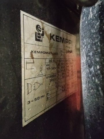 970460-10 Migsvets Kemppi Kempomat 253