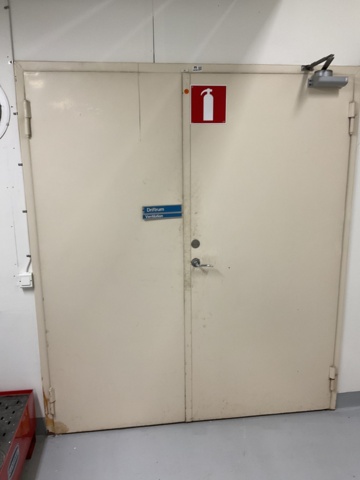 961091-2 Fire-rated double door steel 19/22