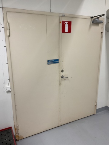 961091-3 Fire-rated double door steel 19/22