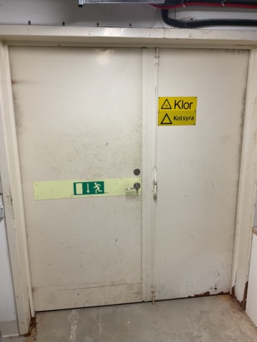 961091-6 Fire-rated double door steel 19/22