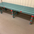 961120-2 Seat bench in plastic 1500 mm