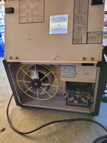 947409-3 MIG/MAG welding EWM Phoenix 335 Progress pulse TKM including hose package and ground cable.