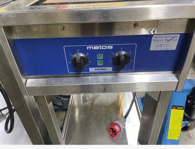 971184-2 Metos electric 2-plate restaurant stove