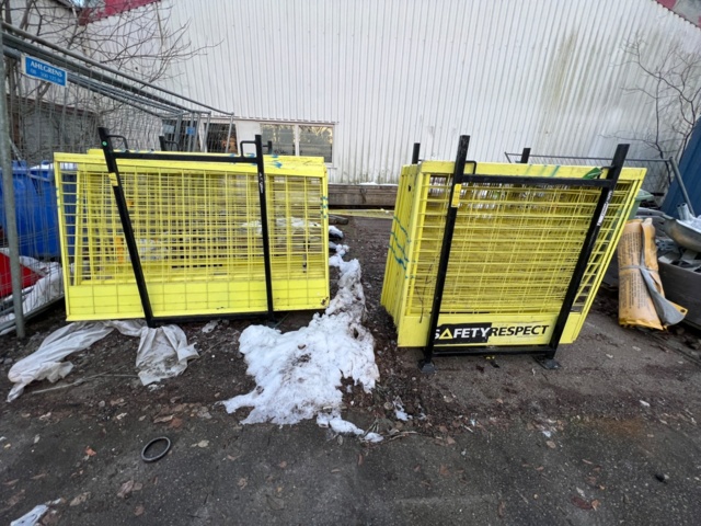 672900-3 Fallskyddssystem, Safety Respect, ca 240 meter galler + tillbehör