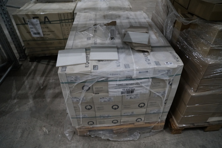 954087-4 60 boxes of tile art nouveau bone 20x20cm