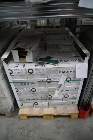 954105-3 54 cartons of tile artisan moss green 6.5x20cm