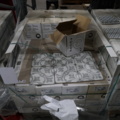 954115-2 48 boxes of tiles/clinkers, Equipe Art Nouveu LaRambla grey, 20x20cm, patterned