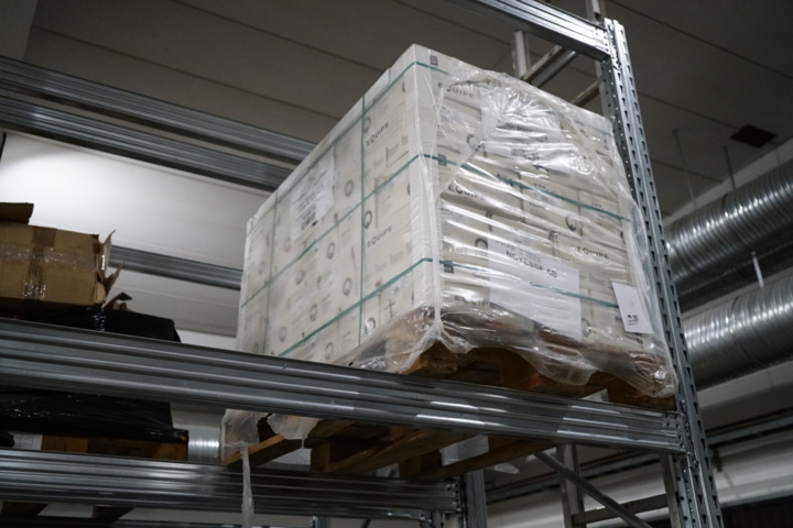 954139-4 60 boxes of tiles, Equipe, Evolution Blanco Brillo, 7.5x15cm, white