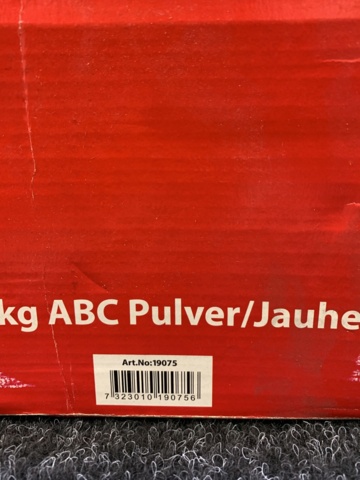 971296-3 Powder fire extinguisher Nordic 6kg