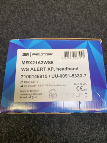 971770-2 Hearing protection 3M Peltor WS Alert XP (Dirt and dust present)