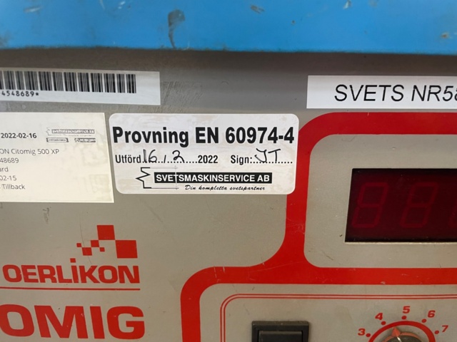 971955-11 Welding Oerlikon Citomig 500 XP