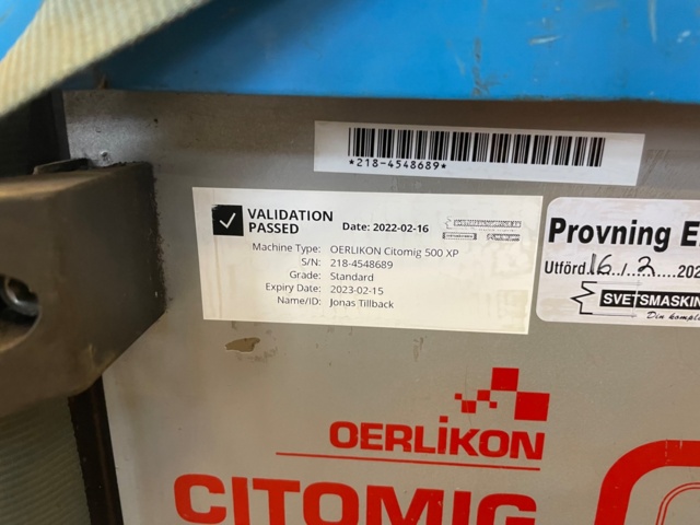 971955-12 Welding Oerlikon Citomig 500 XP