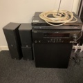 946526-1 Receiver, subwoofer, blu-ray, and 4 speakers