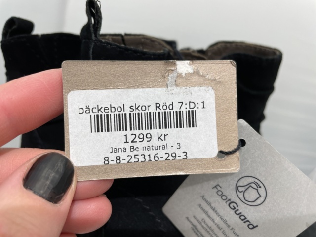 972348-6 Women's shoes Jana Be Natural - size 35.5