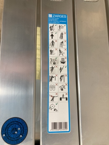 971985-5 Universal ladder Zarges Multitec M 2.29-4.75M 42384