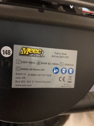 814784-7 Split saw, large and small