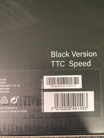 971108-3 Gaming keyboard Svive Triton TKL speed switch (black)