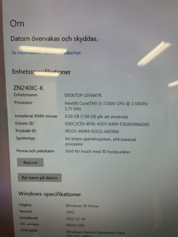 946878-12 All-in-one PC Asus Zen AiO i5/8GB