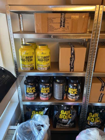 946515-74 Large batch of nutritional supplements for strength-oriented sports