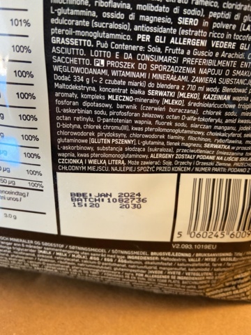 946515-89 Large batch of nutritional supplements for strength-oriented sports