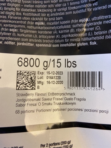 946515-100 Large batch of nutritional supplements for strength-oriented sports