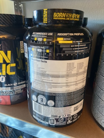 946515-121 Large batch of nutritional supplements for strength-oriented sports