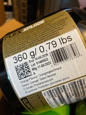 946515-123 Large batch of nutritional supplements for strength-oriented sports