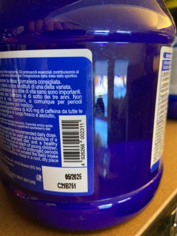 946515-136 Large batch of nutritional supplements for strength-oriented sports