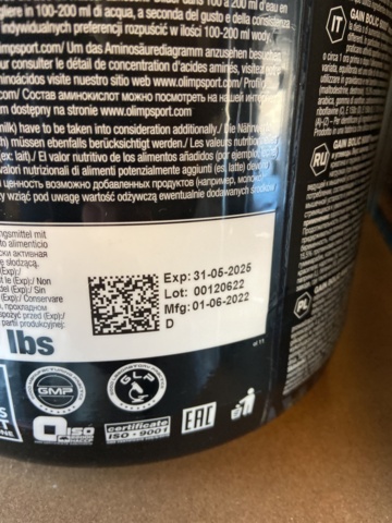 946515-145 Large batch of nutritional supplements for strength-oriented sports