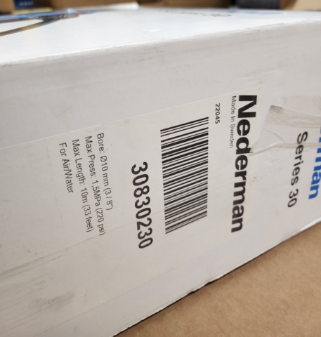 973904-3 Nederman hose reel Ø3/8" x 10 m, air/water - Shipping included