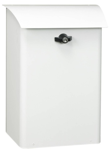 974009-1 MEFA mailbox Round, white (58) - Shipping included