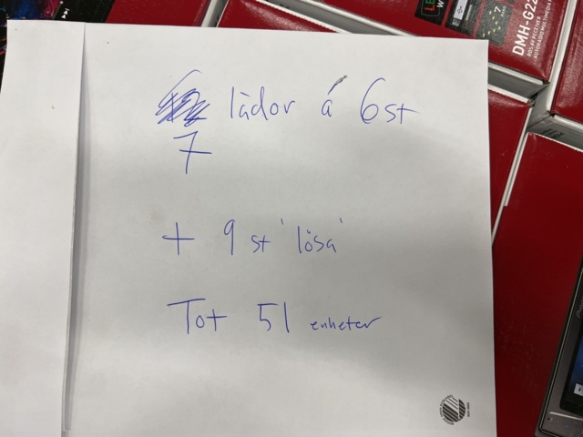 921775-9 Bluetooth car stereo Pioneer DMH-G220BT, a total of 51 units