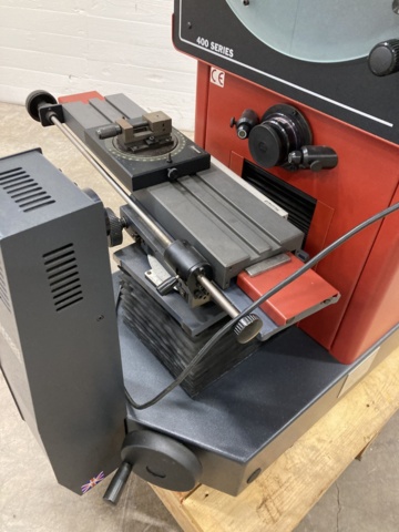 972061-8 Profile projector Starrett HB400 with Quadra-Chek 200 digital
