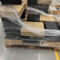 921813-7 2 pallets with lockable plastic boxes