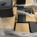 921813-8 2 pallets with lockable plastic boxes