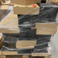 921813-9 2 pallets with lockable plastic boxes