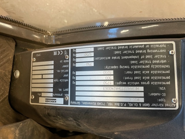 973339-20 Kärcher Belos Tp 3440 Städmaskin / Redskapsbärare