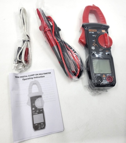 974580-2 Pliers ammeter + moisture detector + non-contact thermometer, + electronic spirit level