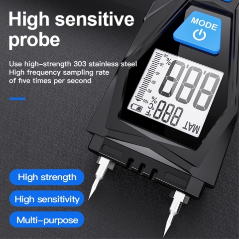 974580-10 Pliers ammeter + moisture detector + non-contact thermometer, + electronic spirit level