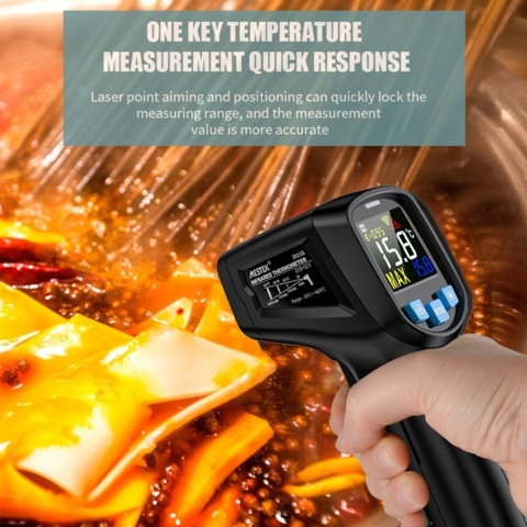 974580-18 Pliers ammeter + moisture detector + non-contact thermometer, + electronic spirit level